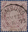 Hamburger Stadtpostmarke NDP 24 - DR K1 P.V.12