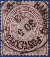 Hamburger Stadtpostmarke NDP 24 - NDP K1 Postexped. 1