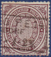 Hamburger Stadtpostmarke NDP 24 - Preussen K1 Hamburg Bahnhof 1867