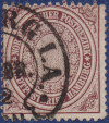 Hamburger Stadtpostmarke NDP 24 - DR Hufeisenstempel Hamburg I.A. (17-4)
