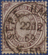 Hamburger Stadtpostmarke NDP 24 - STPA HH K1 STPE 1866/1867