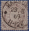 Hamburger Stadtpostmarke NDP 24 - Preussen K1 Hamburg Typ 3 1866