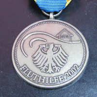Einsatzmedaille Fluthilfe 2002