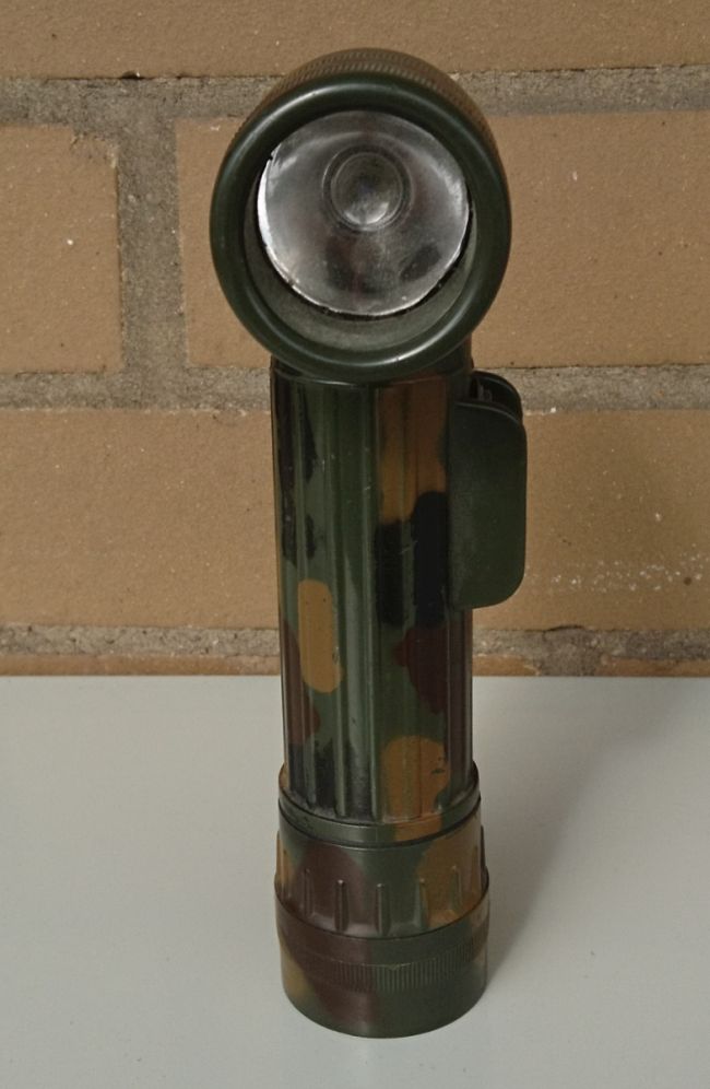Winkeltaschenlampe.
