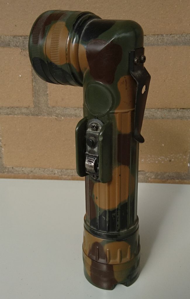 Winkeltaschenlampe.
