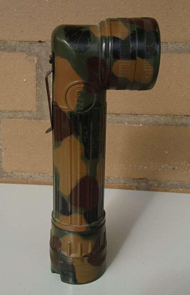 Winkeltaschenlampe.