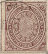 Hamburger Stadtpostmarke NDP MiNrm. 12 - K1 Hamburg P.E.3.