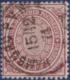 Hamburger Stadtpostmarke NDP 24 - DR K1 P.V. No. 4.