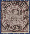 Hamburger Stadtpostmarke NDP 24 - K1 I.A. Typ 3 1869.